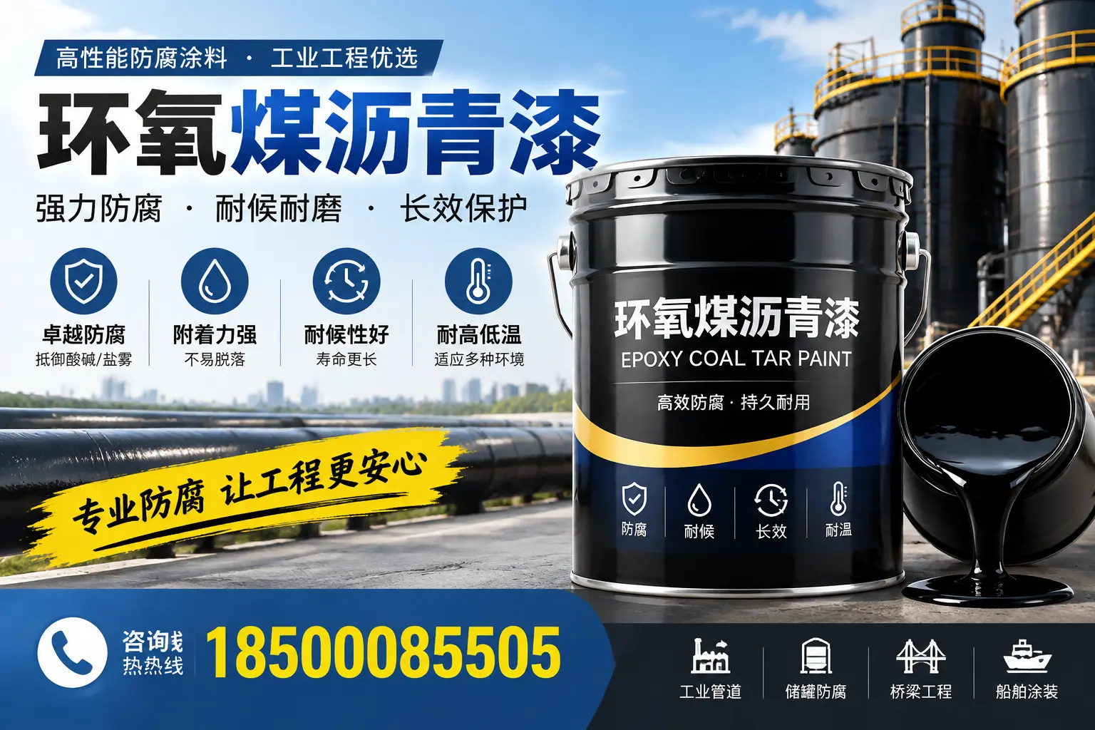 环氧煤沥青漆的施工方法与注意事项，确保在亳州顺利完成